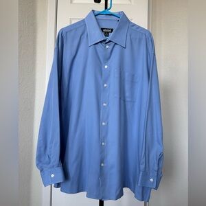Unlisted Men's Blue Dress Shirt - Size XXL - In Great Condition